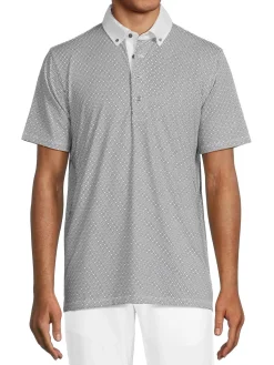 Greyson Polos|Greca Contrast Oxford Polo