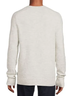 Calvin Klein Sweaters|Hallmark Heathered Sweater Egret Heather