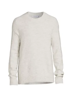 Calvin Klein Sweaters|Hallmark Heathered Sweater Egret Heather