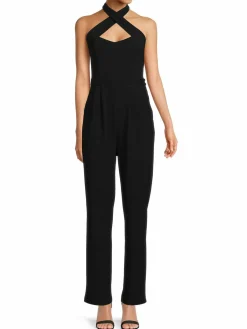 Women RACHEL Rachel Roy Halterneck Jumpsuit