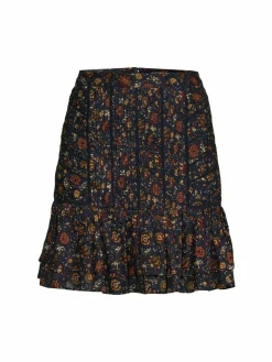 Women Veronica Beard Harita Pleated Floral Mini Skirt