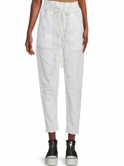 Women Something Navy Harlow Paperbag Utility Pants
