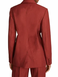 Women Halston Harper Oversized Tie-Front Blazer