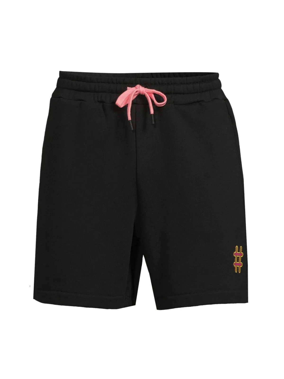 D.RT Shorts|Hashtag Drawstring Shorts Black