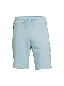BOSS Shorts|Headlo Logo Zip Pocket Sweatshorts Blue