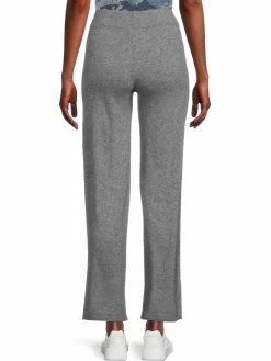 Women Qi Cashmere Heathered Cashmere Yoga Pants