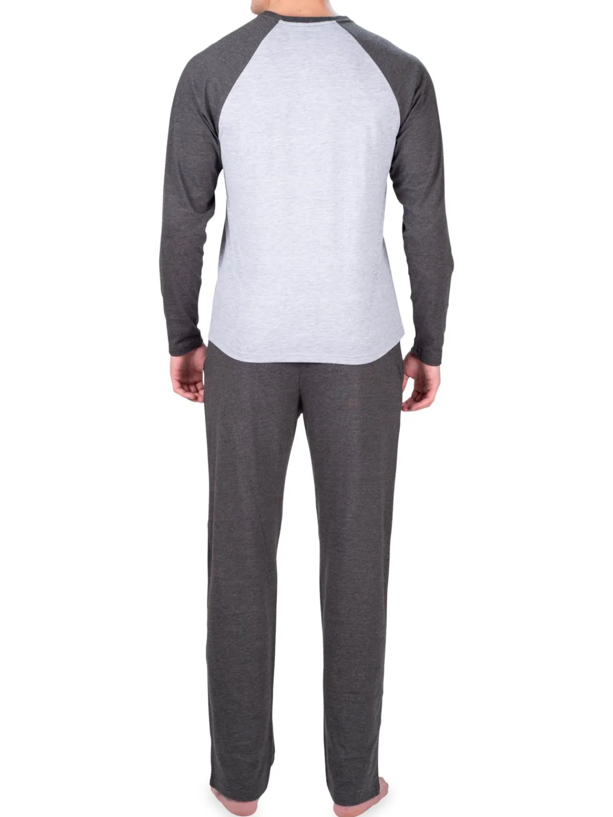 SLEEPHERO Loungewear, Sleepwear & Robes|Heathered Colorblock T-Shirt & Pants Set Light Heat