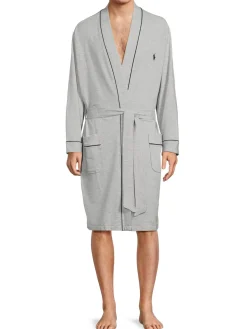 Polo Ralph Lauren Loungewear, Sleepwear & Robes|Heathered Terry Bath Robe Grey
