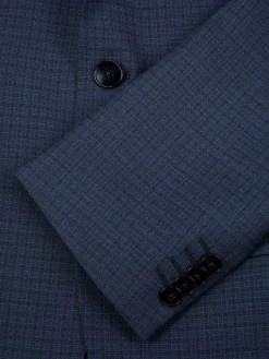 HUGO Blazers & Sportcoats|Henry Slim Fit Plaid Sportcoat Navy