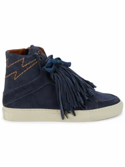 Zadig & Voltaire High Flash Suede High Top Sneakers