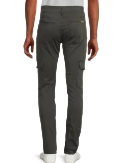 Hudson Jeans|High Rise Ace Slim Fit Cargo Jeans Emerald Grey