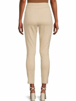 Women Calvin Klein High Rise Button Waist Leggings