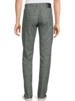 AG Jeans Pants|High Rise Chevron Tailored Leg Pants Grey
