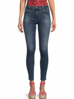 Women AG Jeans High Rise Dark Wash Skinny Ankle Jeans