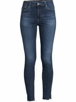 Women AG Jeans High Rise Dark Wash Skinny Ankle Jeans