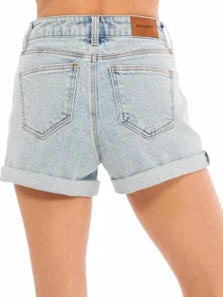 Women Prosperity Denim High Rise Denim Shorts