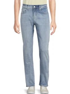 7 For All Mankind Jeans|High Rise Faded Slimmy Jeans Blue