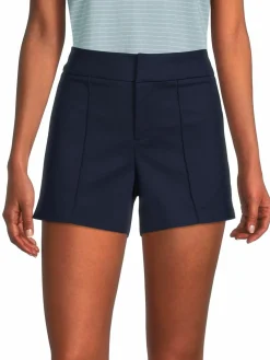 Women Saks Fifth Avenue High Rise Pleated Shorts