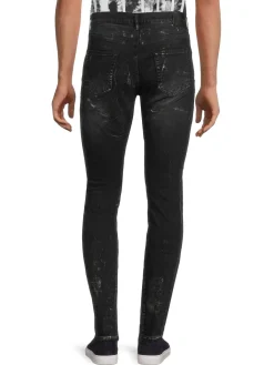 Purple Brand Jeans|High Rise Slim Fit Jeans Black