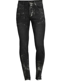 Purple Brand Jeans|High Rise Slim Fit Jeans Black