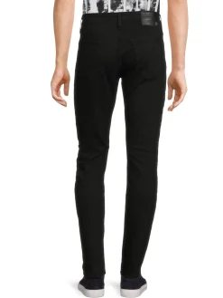 AG Jeans Jeans|High Rise Slim Straight Jeans Black