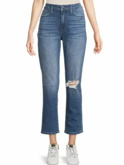 Women Joe's Jeans High Rise Straight Distressed Ankle Jeans