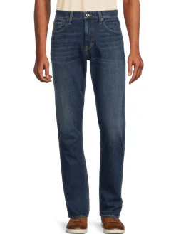 Vince Jeans|High Rise Straight Jeans Vintage Blue