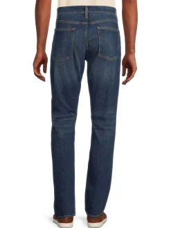 Vince Jeans|High Rise Straight Jeans Vintage Blue