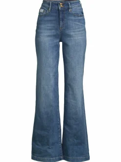 Women Karl Lagerfeld Paris High Rise Wide Leg Jeans