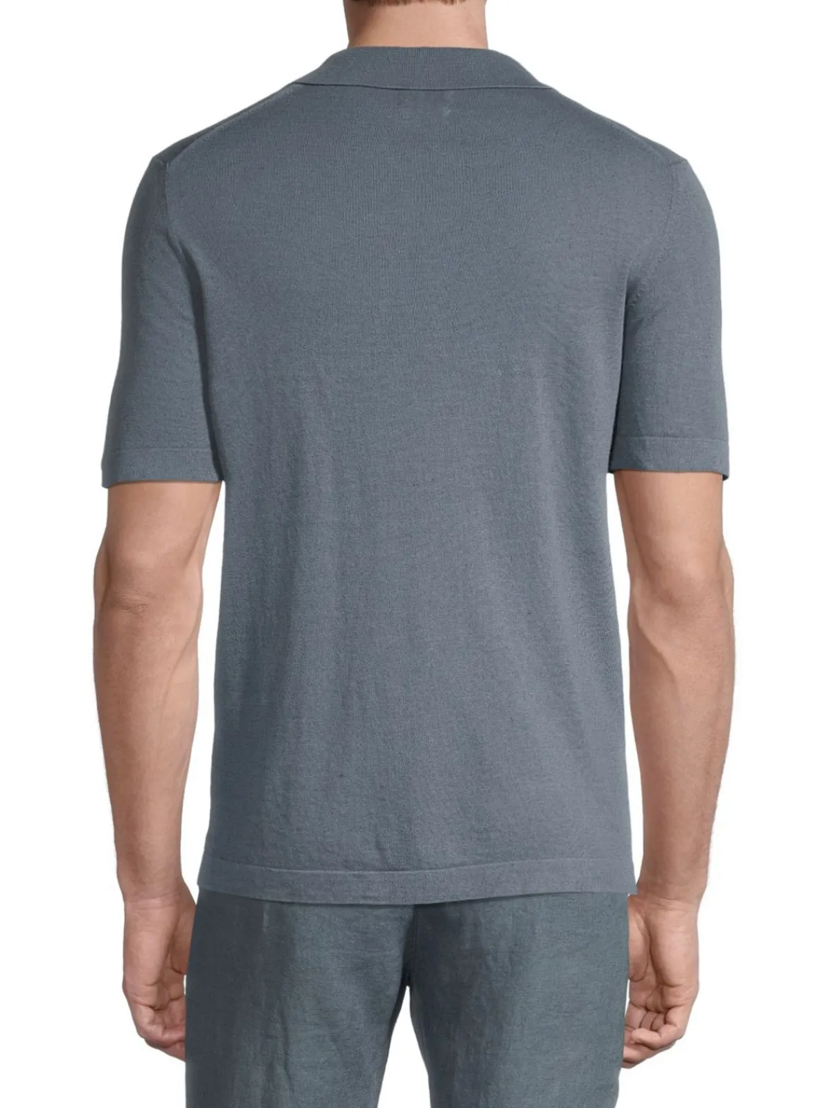 NN07 Linen|High Summer Ryan 6311 Polo Shirt Dust Blue