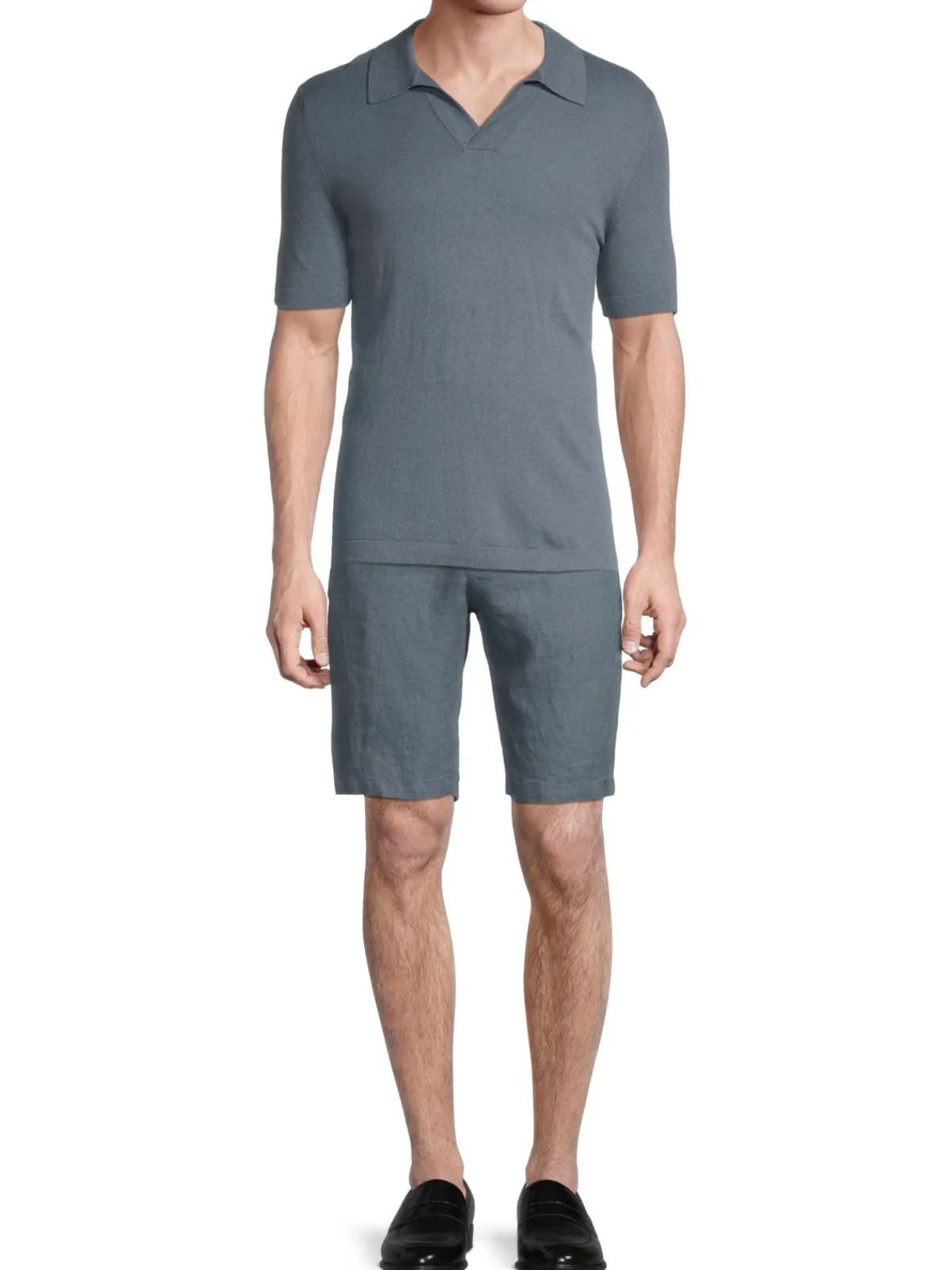 NN07 Linen|High Summer Ryan 6311 Polo Shirt Dust Blue