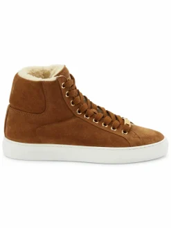 Cavalli Class by Roberto Cavalli High Top Faux Fur & Suede Sneakers