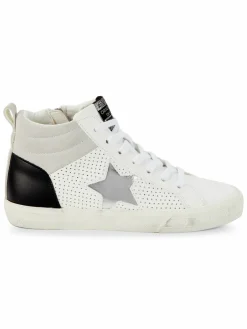Vintage Havana High Top Glitter Leather Sneakers