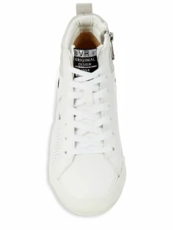 Vintage Havana High Top Glitter Leather Sneakers