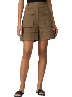 Women Tibi High Waist Cargo Shorts