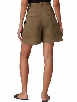 Women Tibi High Waist Cargo Shorts