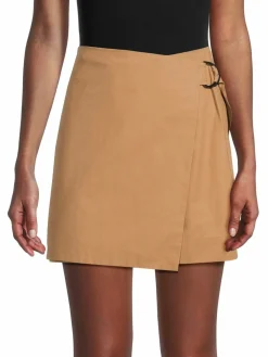 Women CK Jeans High Waist Wrap Skirt