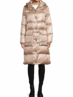 Women Karl Lagerfeld Paris Highneck Puffer Coat