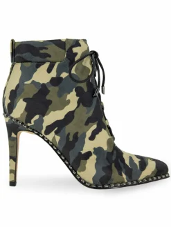 BCBGeneration Hinna Camouflage Stiletto Booties