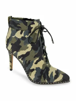 BCBGeneration Hinna Camouflage Stiletto Booties