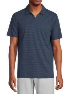 Robert Barakett Polos|Holder Mini Check Polo Navy
