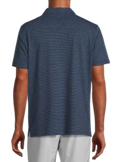 Robert Barakett Polos|Holder Mini Check Polo Navy