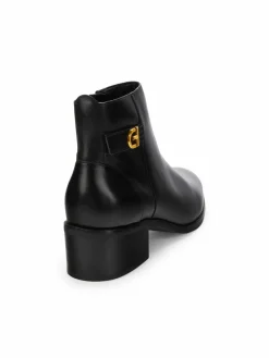 Cole Haan Holis Block Heel Leather Booties
