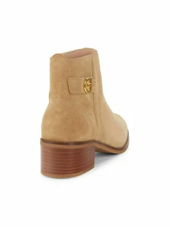 Cole Haan Holis Suede Block Heel Booties