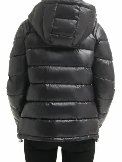 Women Guess Hooded Puffer Jacket
