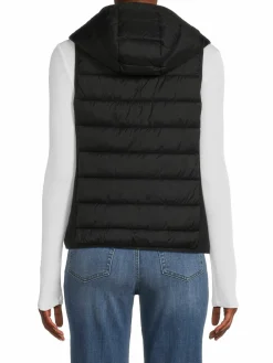 Women DKNY Hooded Puffer Vest
