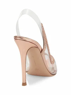 Gianvito Rossi Hortensia Crystal-Embellished Pvc Slingback Pumps