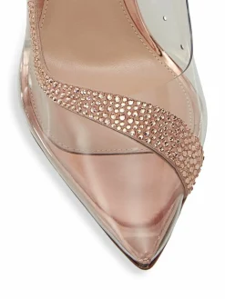 Gianvito Rossi Hortensia Crystal-Embellished Pvc Slingback Pumps