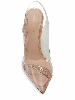 Gianvito Rossi Hortensia Crystal-Embellished Pvc Slingback Pumps