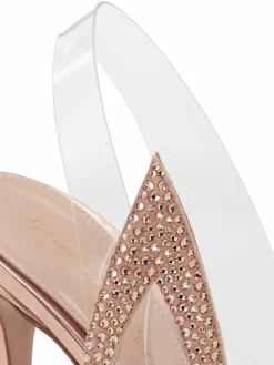 Gianvito Rossi Hortensia Crystal-Embellished Pvc Slingback Pumps